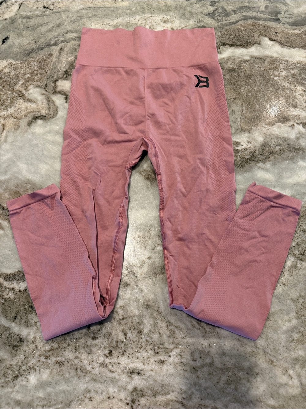BETTER BODIES Dusty Rose Seamless High-Waist Leggings